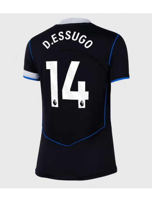 Chelsea Dario Essugo #14 Replika Tredje Kläder Dam 2025-26 Kortärmad Chelsea Dario Essugo #14 Replika Tredje Kläder Dam 2025-26 Kortärmad
